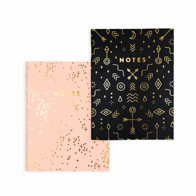Fox & Fallow Totem Notebook - 2 Pack, Lined And Blank muted