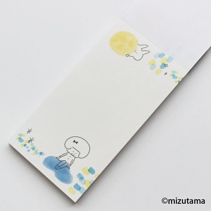 Kokoro Moyou Slim Memo Pad - Silence quality
