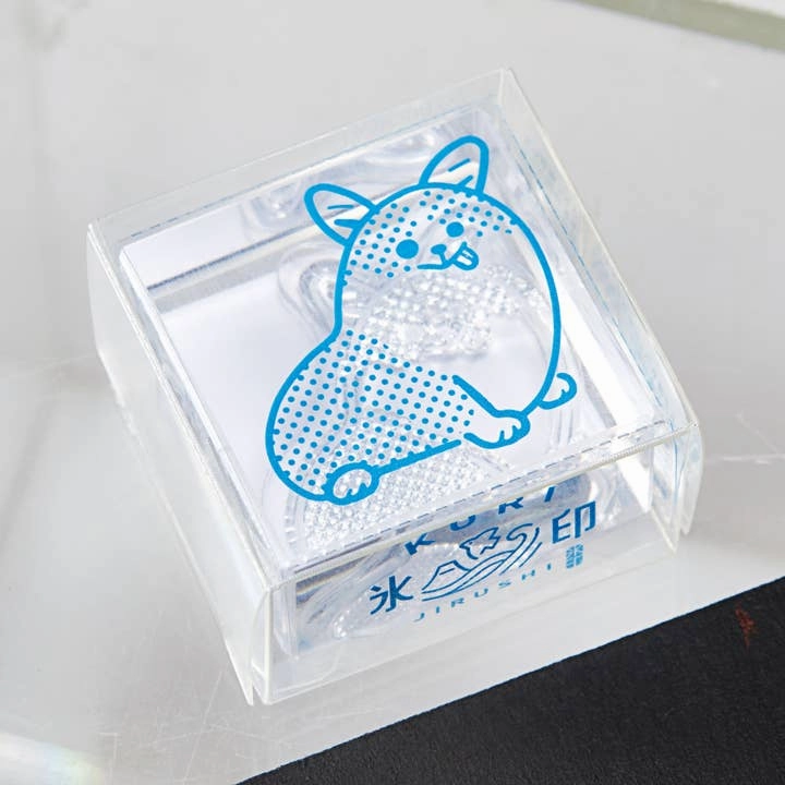 plastic exclusive Kori Jirushi Crystal Clarity Stamp- Corgi