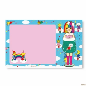 bronze shiny Melon Cream Soda Girl Notepad