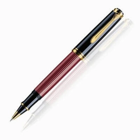 Pelikan Souveran 400 Red/Black Rollerball Pen quickdry