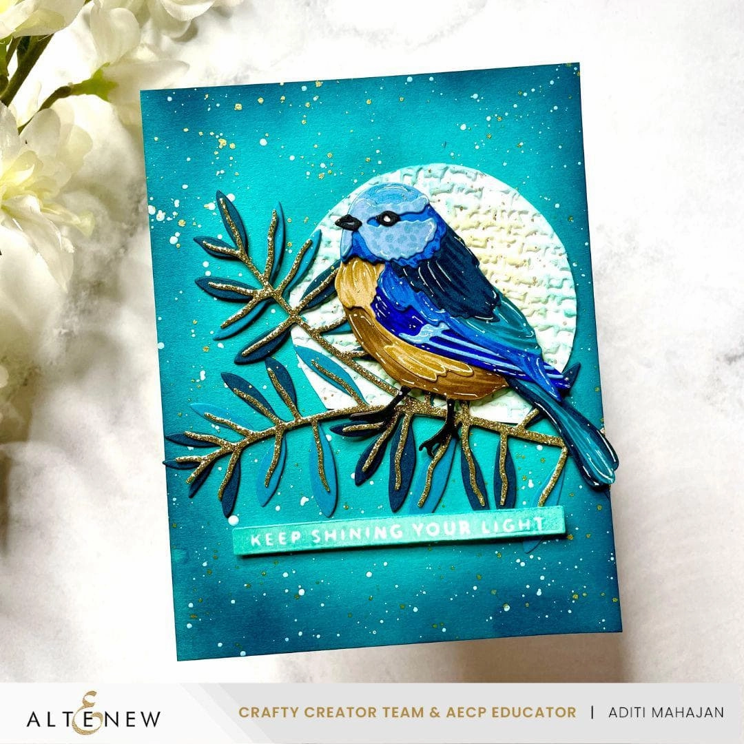Sweet Garden Bird Layering Die Set washable slim
