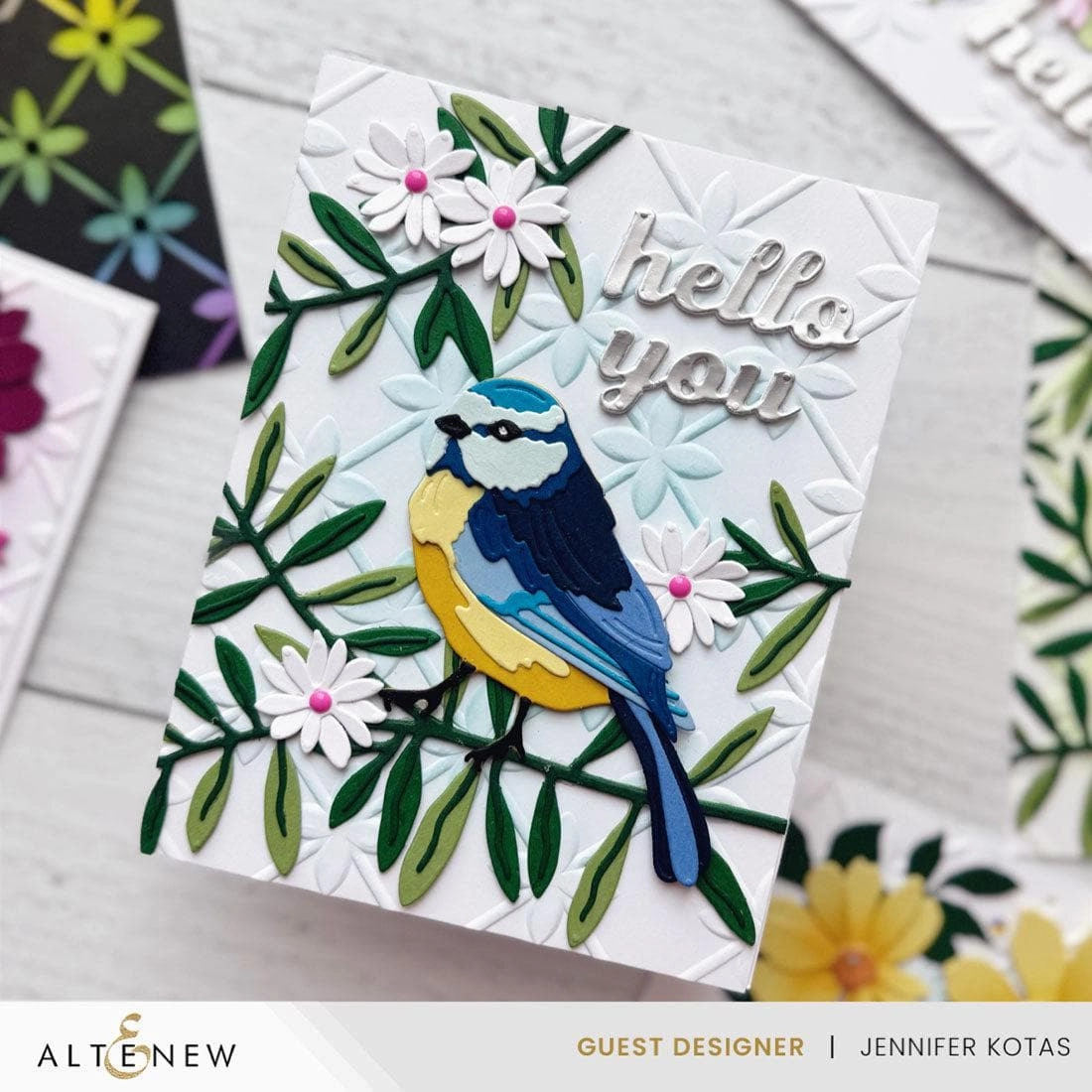 robust budget Sweet Garden Bird Layering Die Set