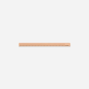 collapsible Triangular Ruler // Orange