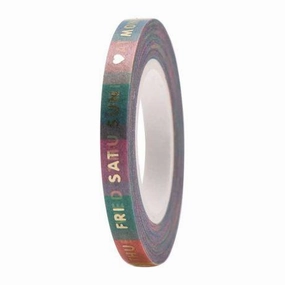 Weekday Planner Tape Sets Weekdays/Date - Rainbow 2/Pkg muted