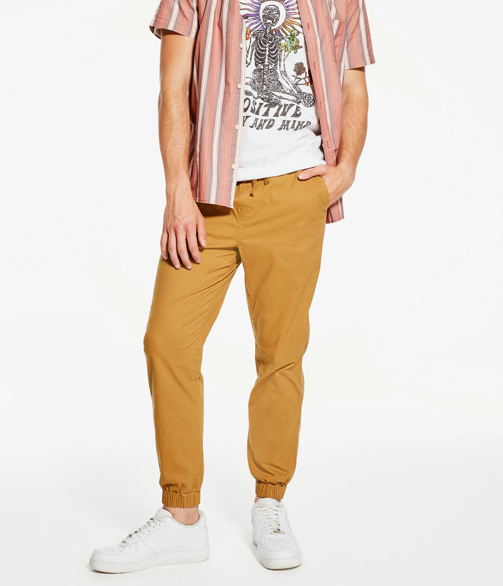 Aeropostale Herren Jogginghosen aus Stretch-Köper