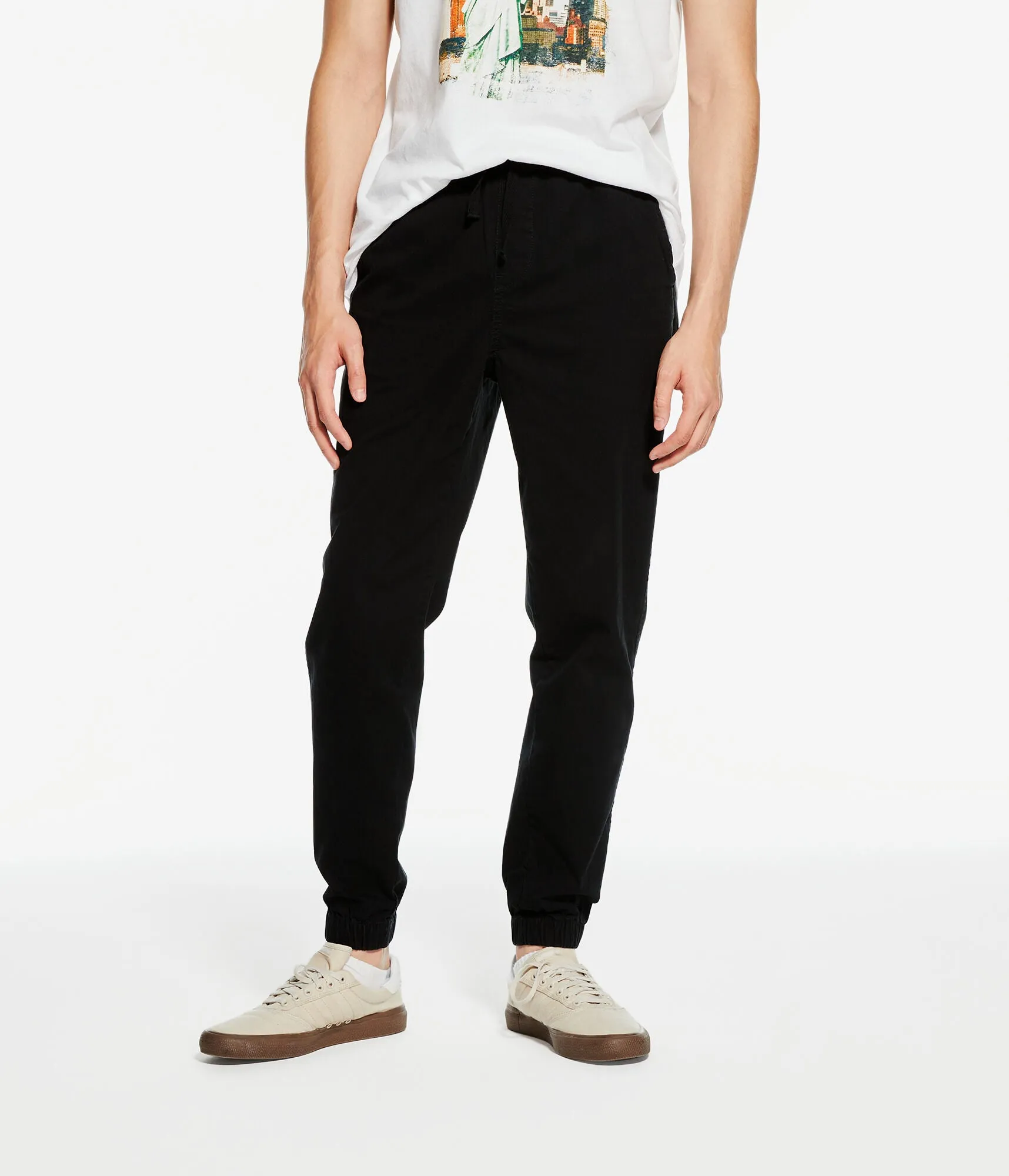 Aeropostale Herren Jogginghosen aus Stretch-Köper