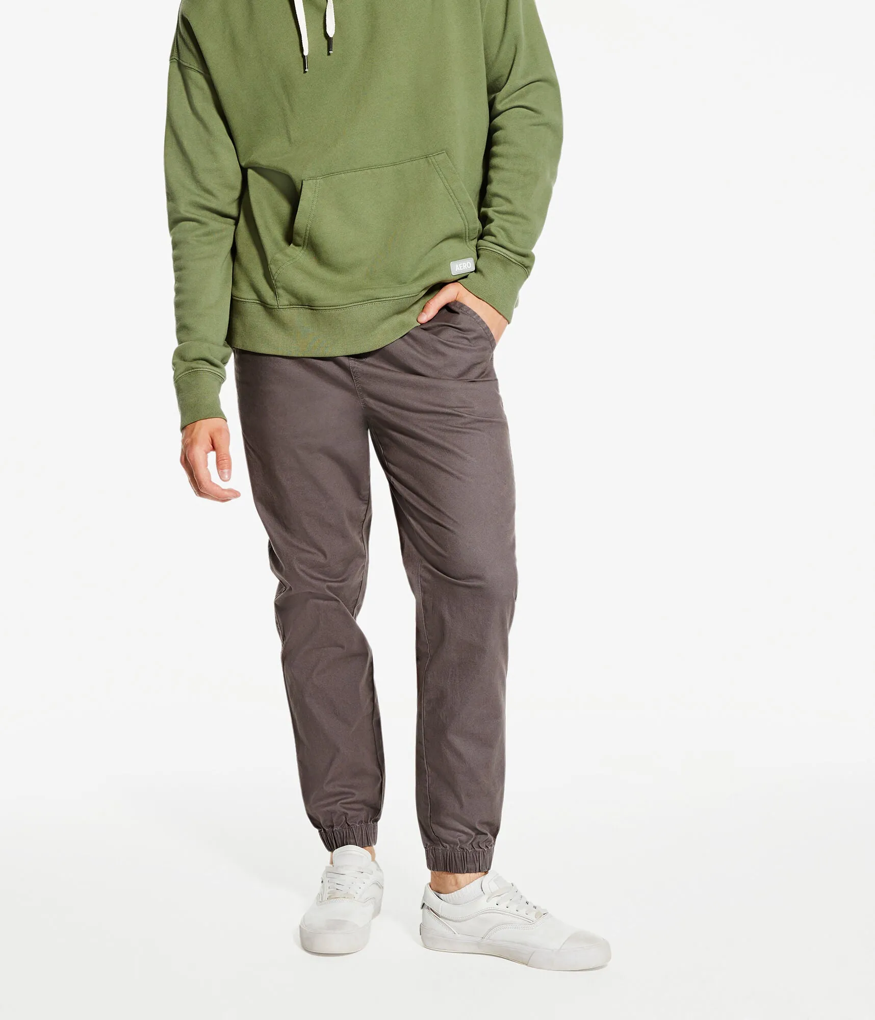 Aeropostale Herren Jogginghosen aus Stretch-Köper