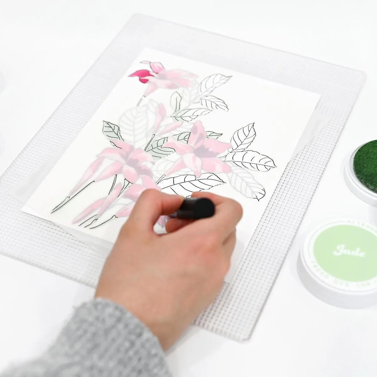 nonslip 9"X12" Ultra Sticky Mat: Grid