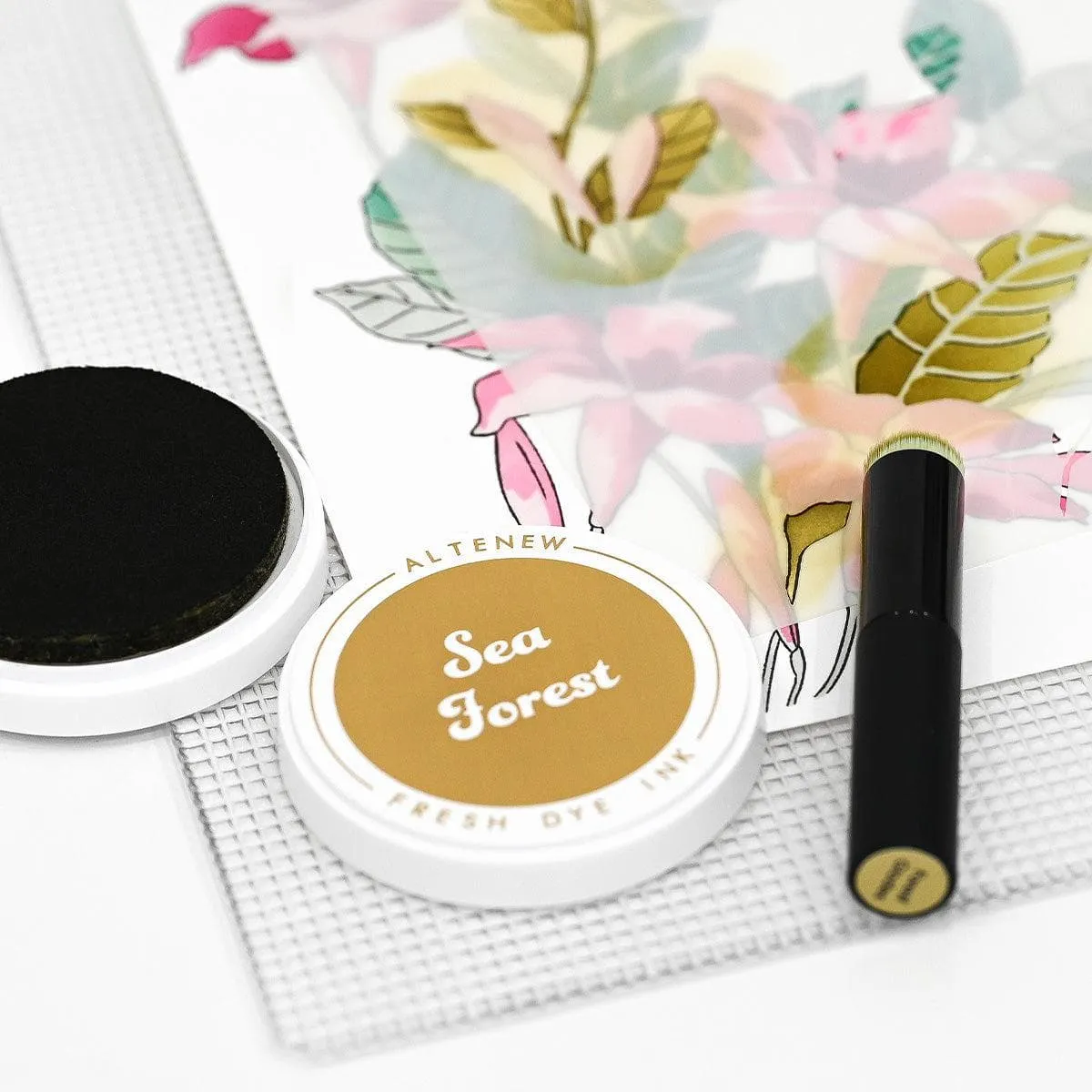 flat paper 9"X12" Ultra Sticky Mat: Grid
