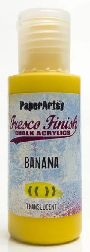 Acrylic Paint - Fresco Finish - Banana original trusted