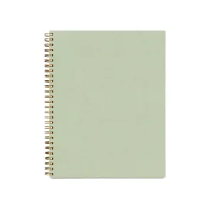 single Appointed Notebook In Sage Green (S) - Dot Grid