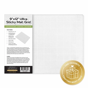 paper 9"X12" Ultra Sticky Mat: Grid