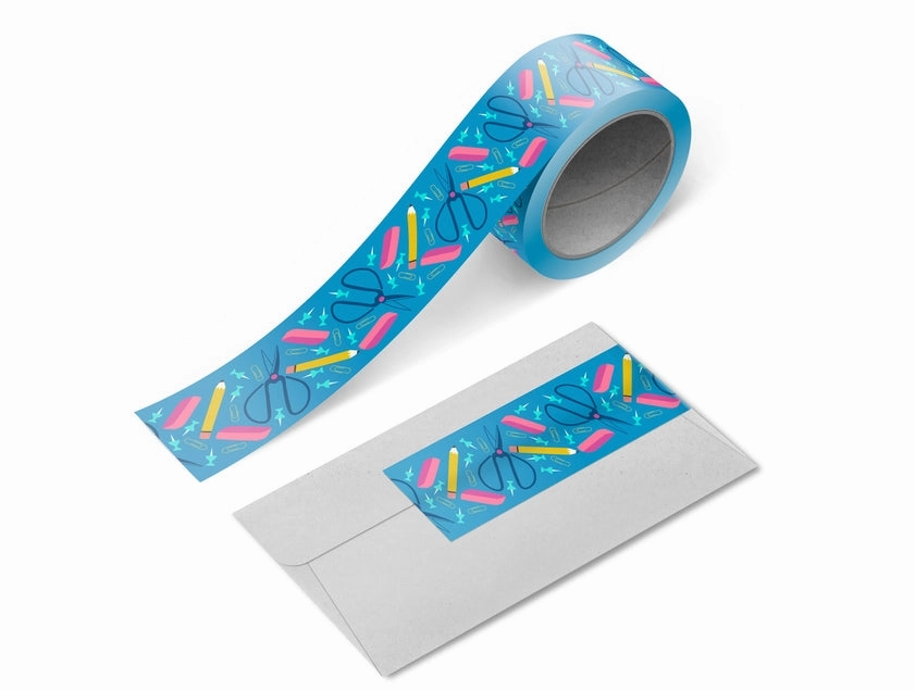 Desk Mess Stationery Washi Tape square rubber