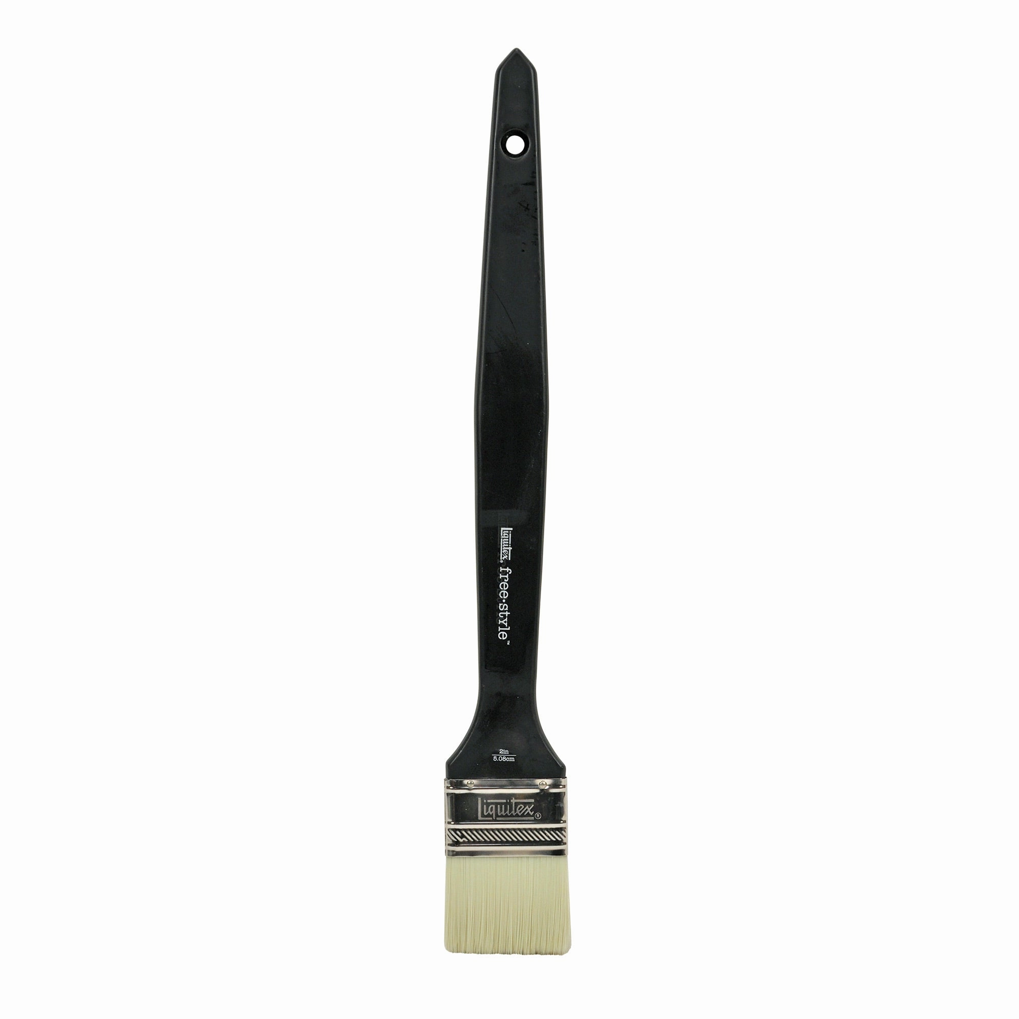 colorful Freestyle Broad Flat Long Handle Brush