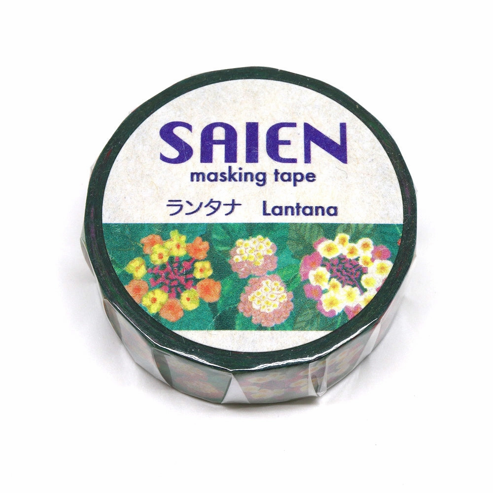Lantana Flower Washi Tape Saien expandable finest