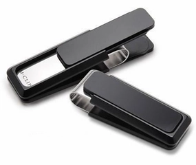 tiny sleek M-Clip Black Solid Slide Money Clip