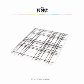 Plaid Lines Stamp maxi classic