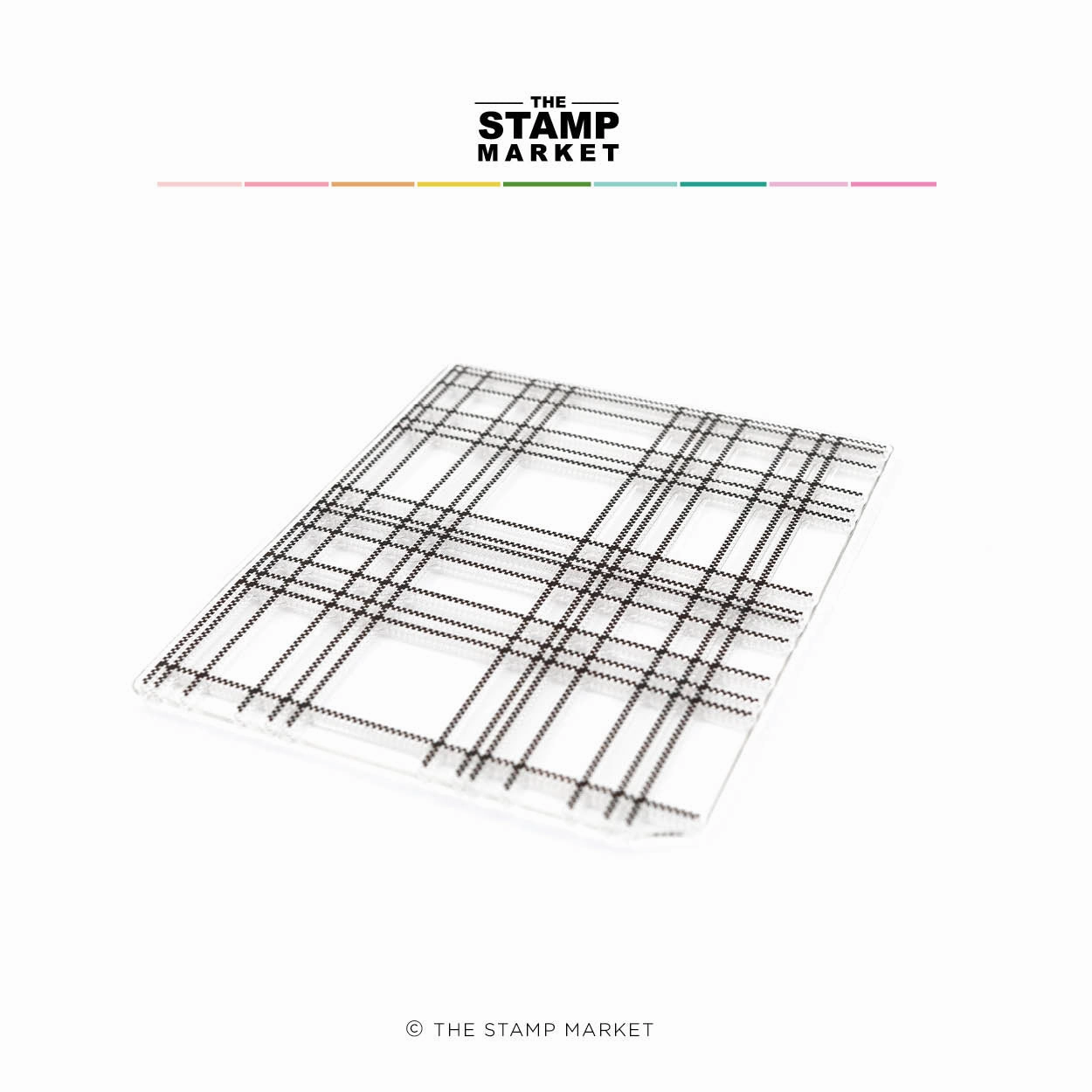 Plaid Lines Stamp maxi classic