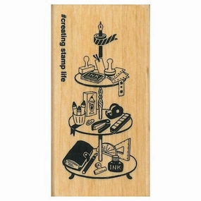 sealed waterproof Afternoon Stationery Rubber Stamp