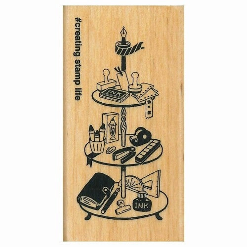 sealed waterproof Afternoon Stationery Rubber Stamp