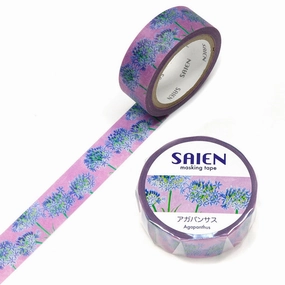 Agapanthus Washi Tape portable