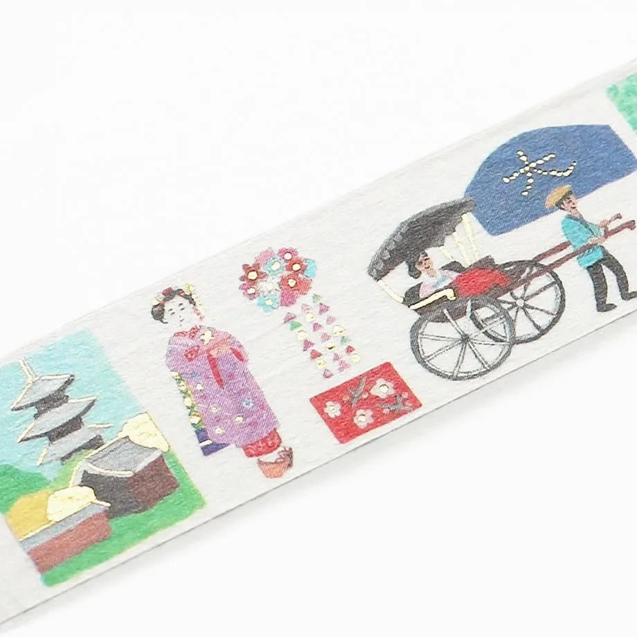Ai Okino Washi Tape - Kyoto resin nonslip
