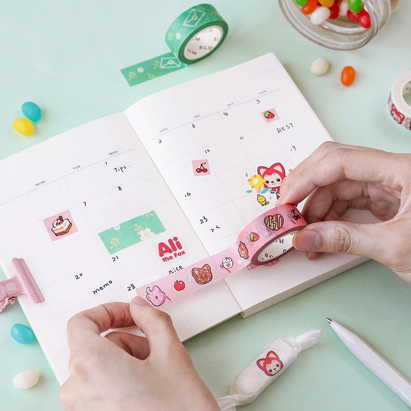 Ali The Fox Iface Washi Tape vegan