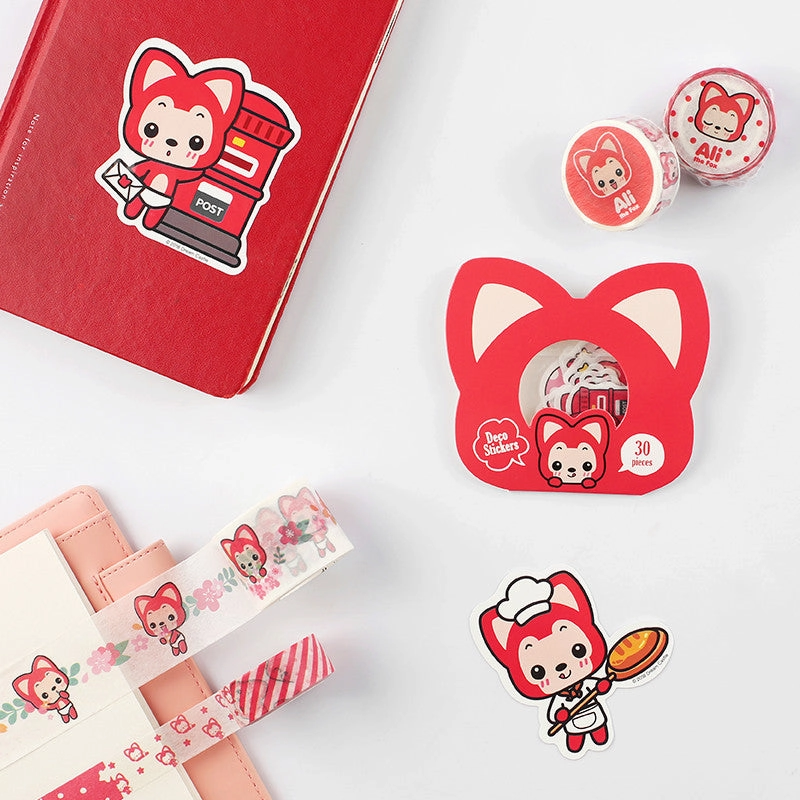 shiny Ali The Fox Iface Washi Tape