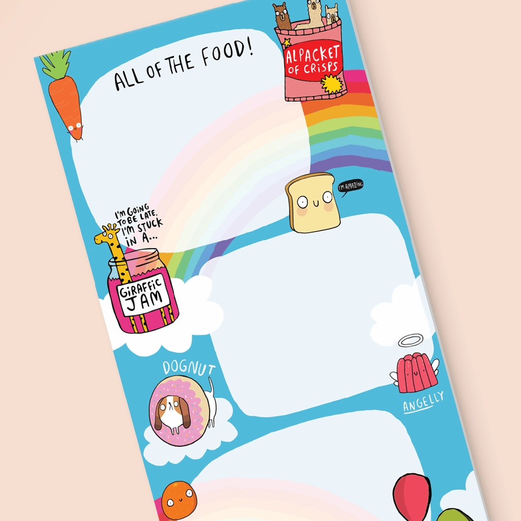 All Of The Food Dl Notepad eco