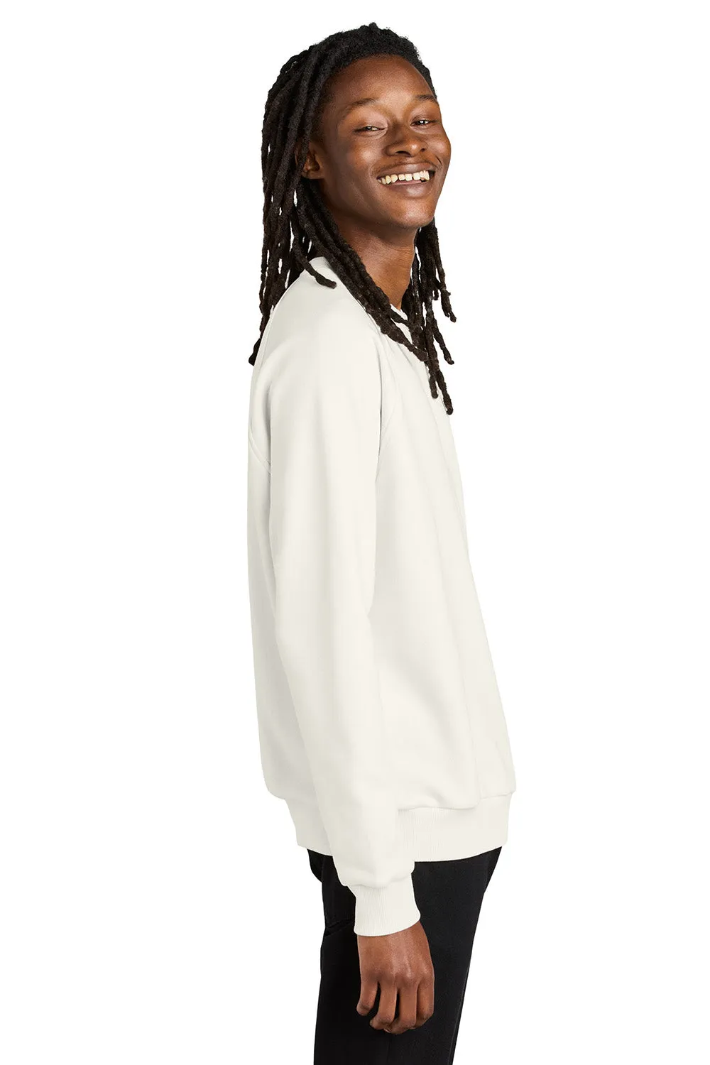 Allmade Herren CVC Fleece Crewneck Sweatshirt - Weißer Sand