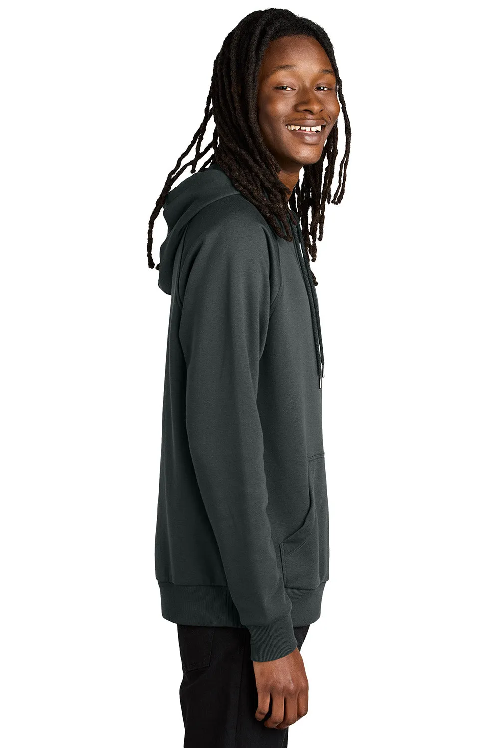 Allmade Herren CVC-Fleece Kapuzenpullover mit Kangaroo-Tasche - Terrain Grau