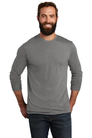 Allmade Herren Langarm Rundhals T-Shirt - Aluminiumgrau