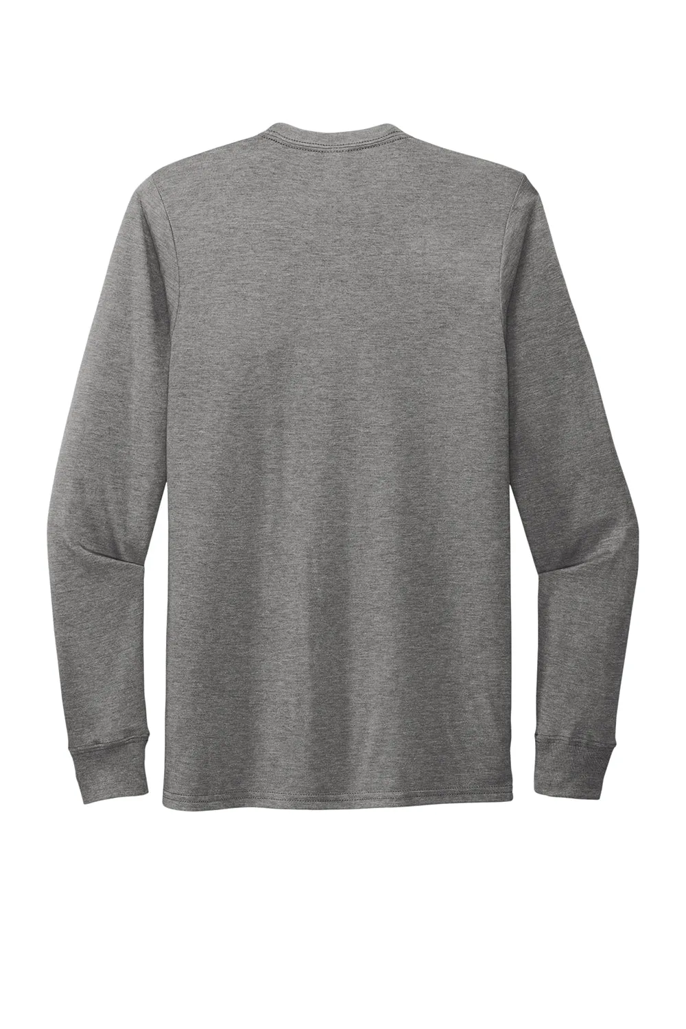 Allmade Herren Langarm Rundhals T-Shirt - Aluminiumgrau