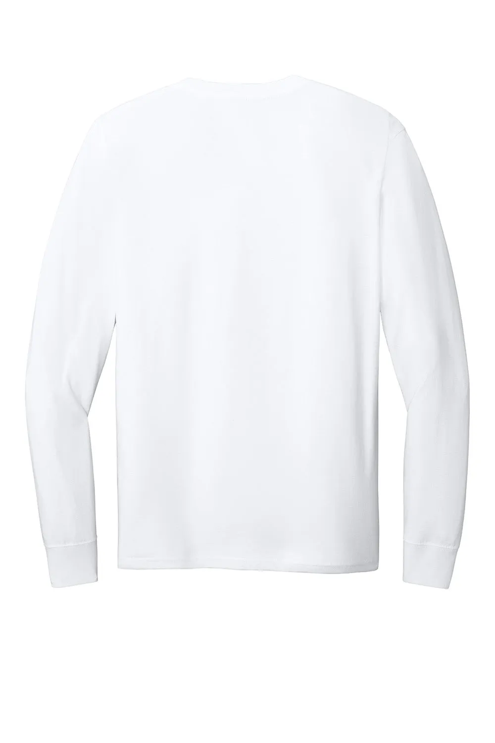 Allmade Herren Langarm Rundhals T-Shirt - Leuchtendes Weiß