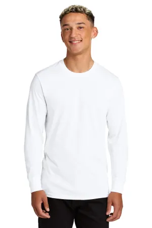 Allmade Herren Langarm Rundhals T-Shirt - Leuchtendes Weiß