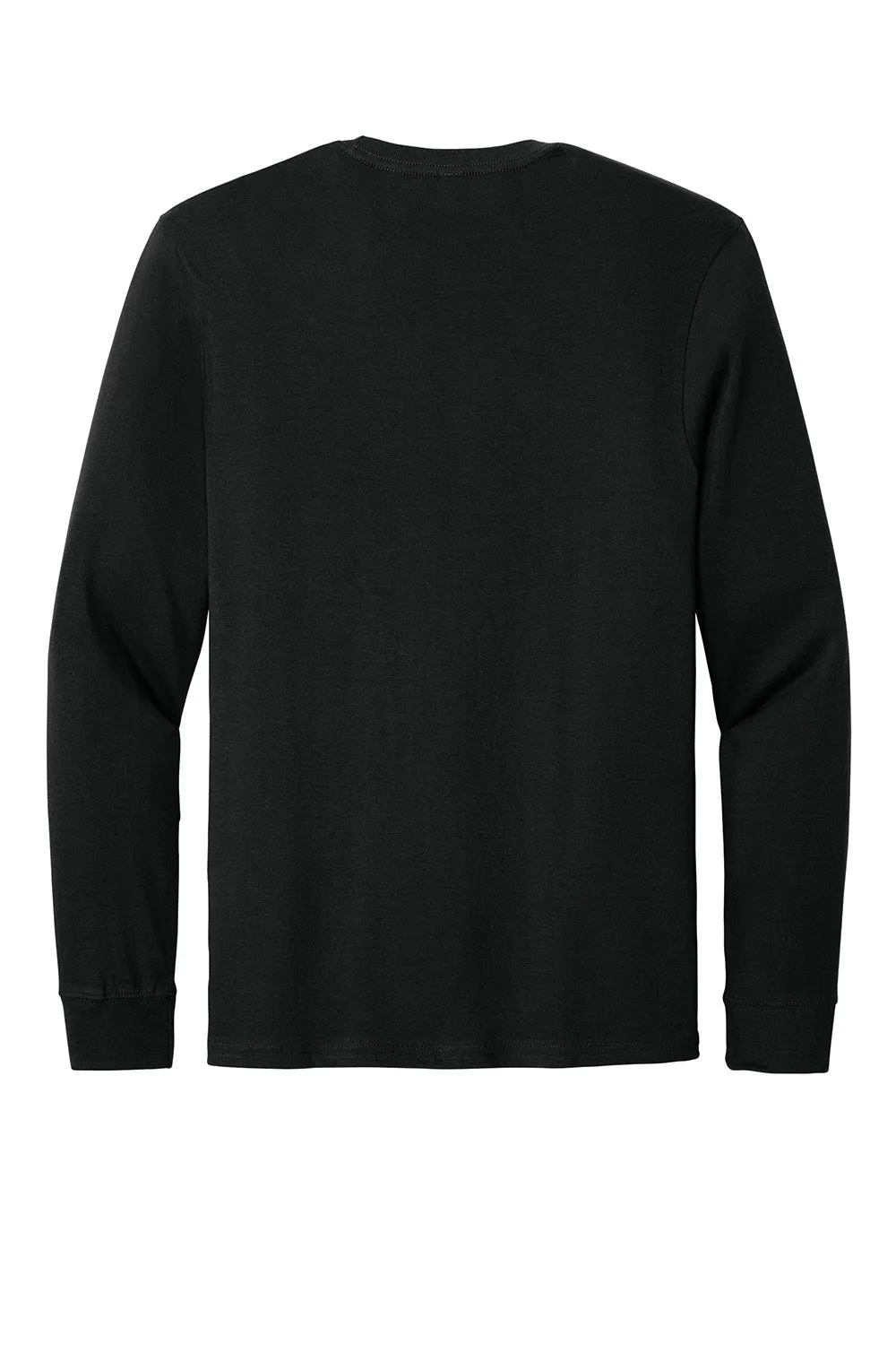 Allmade Herren Langarm Rundhals T-Shirt - Tiefschwarz