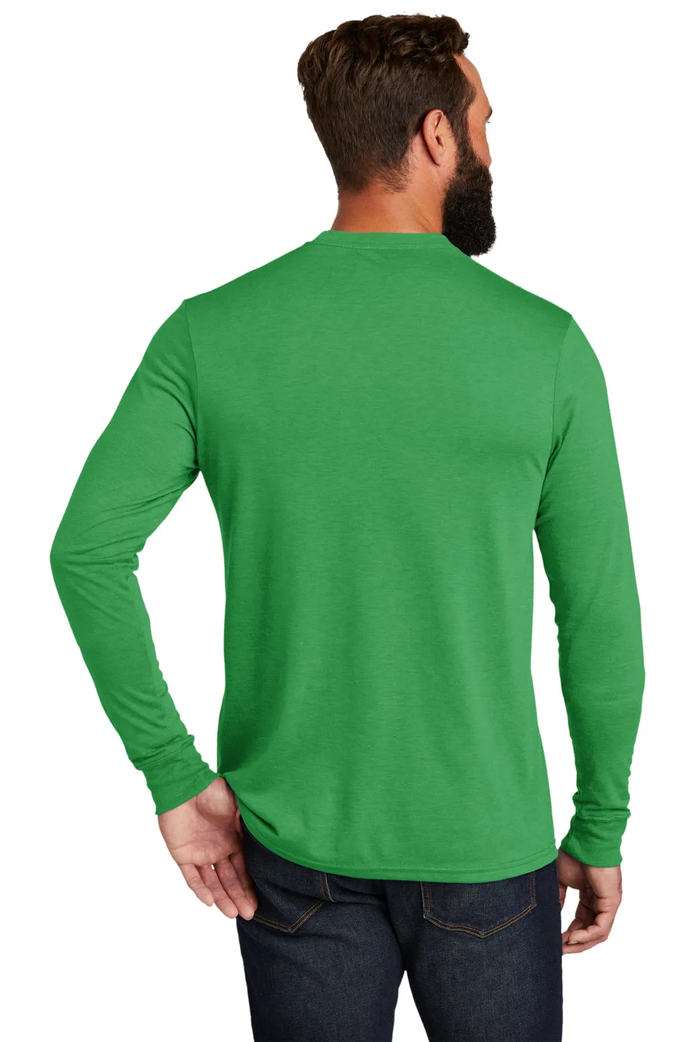 Allmade Herren Langarm Rundhals T-Shirt - Umweltfreundliches Grün