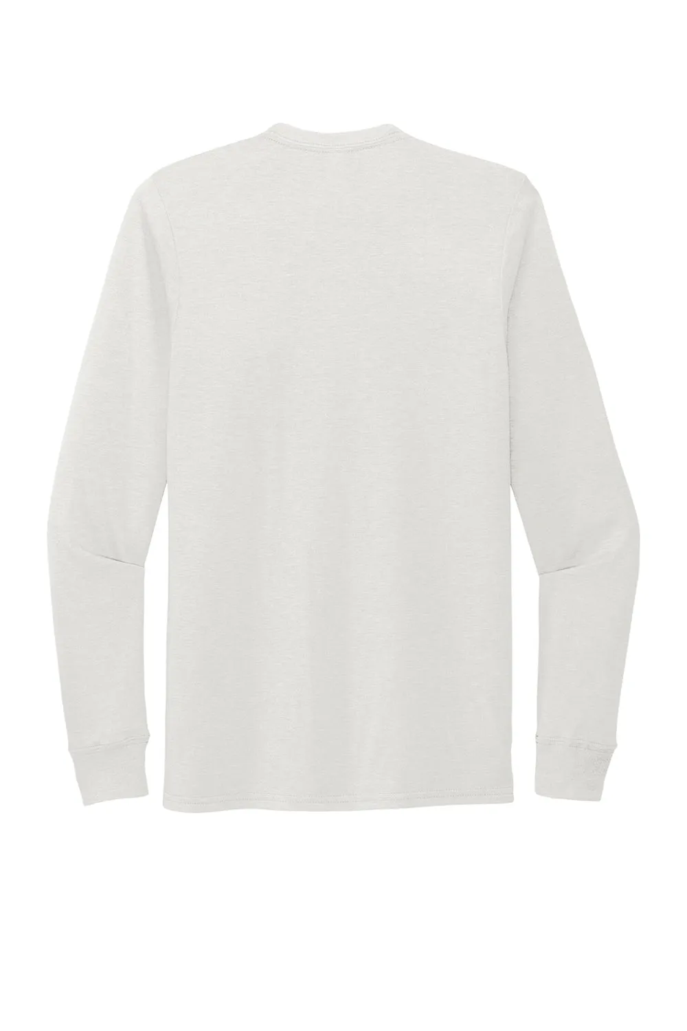Allmade Herren Langarm Rundhals T-Shirt - Ziemlich Weiß
