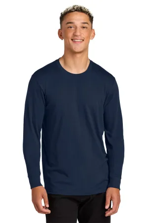 Allmade Herren Langarm Rundhals T-Shirt - Nachthimmel Marineblau