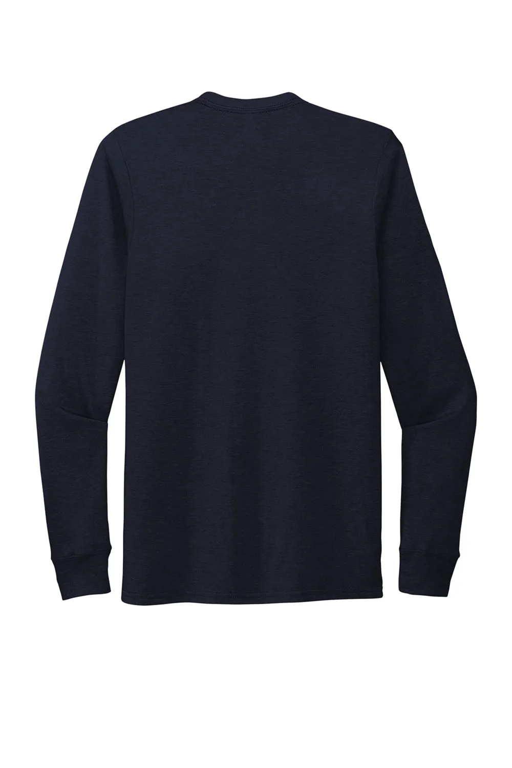 Allmade Herren Langarm Rundhals T-Shirt - Nachthimmel Marineblau