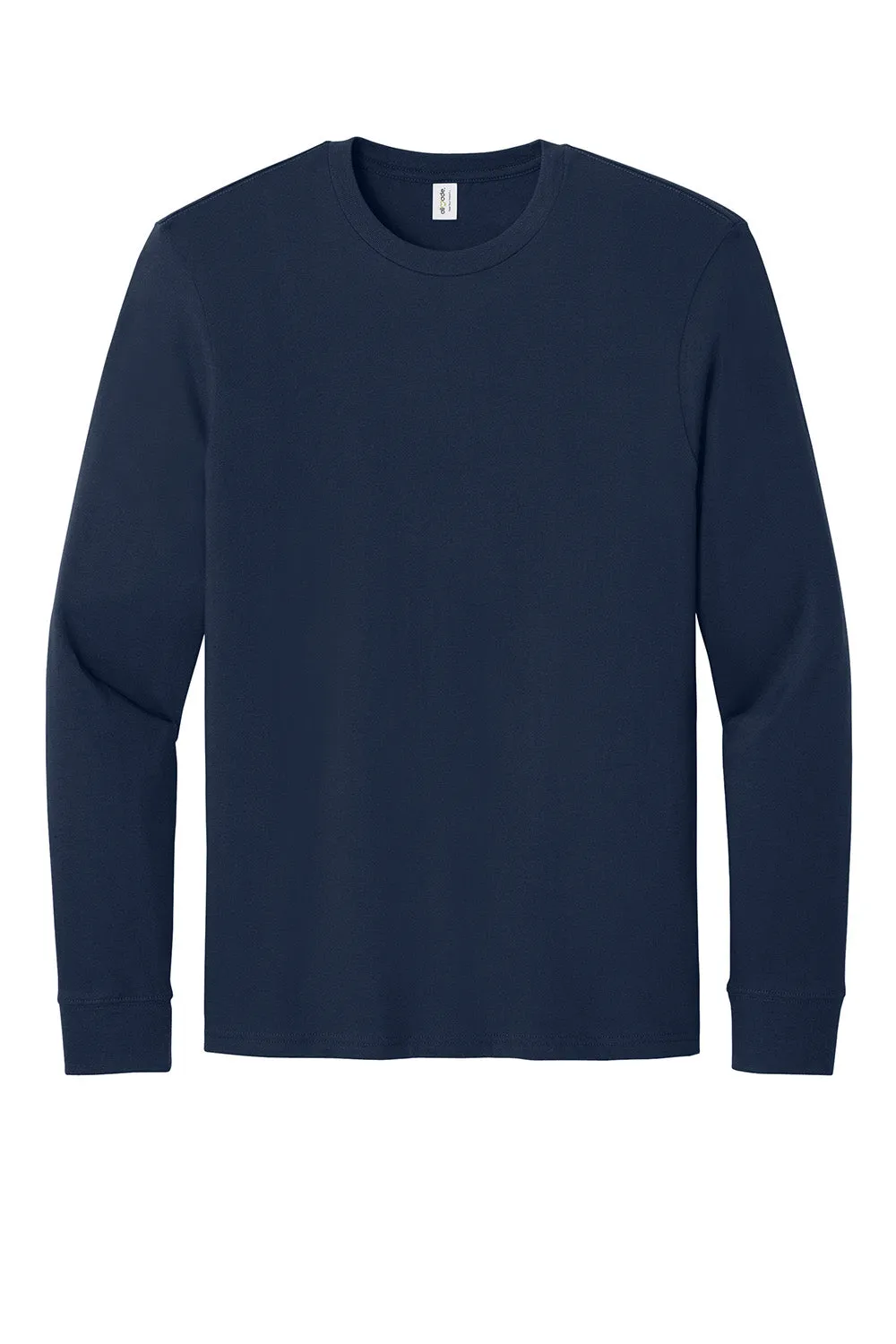 Allmade Herren Langarm Rundhals T-Shirt - Nachthimmel Marineblau