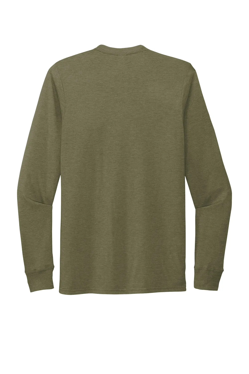 Allmade Herren Langarm Rundhals T-Shirt - Olivgrün