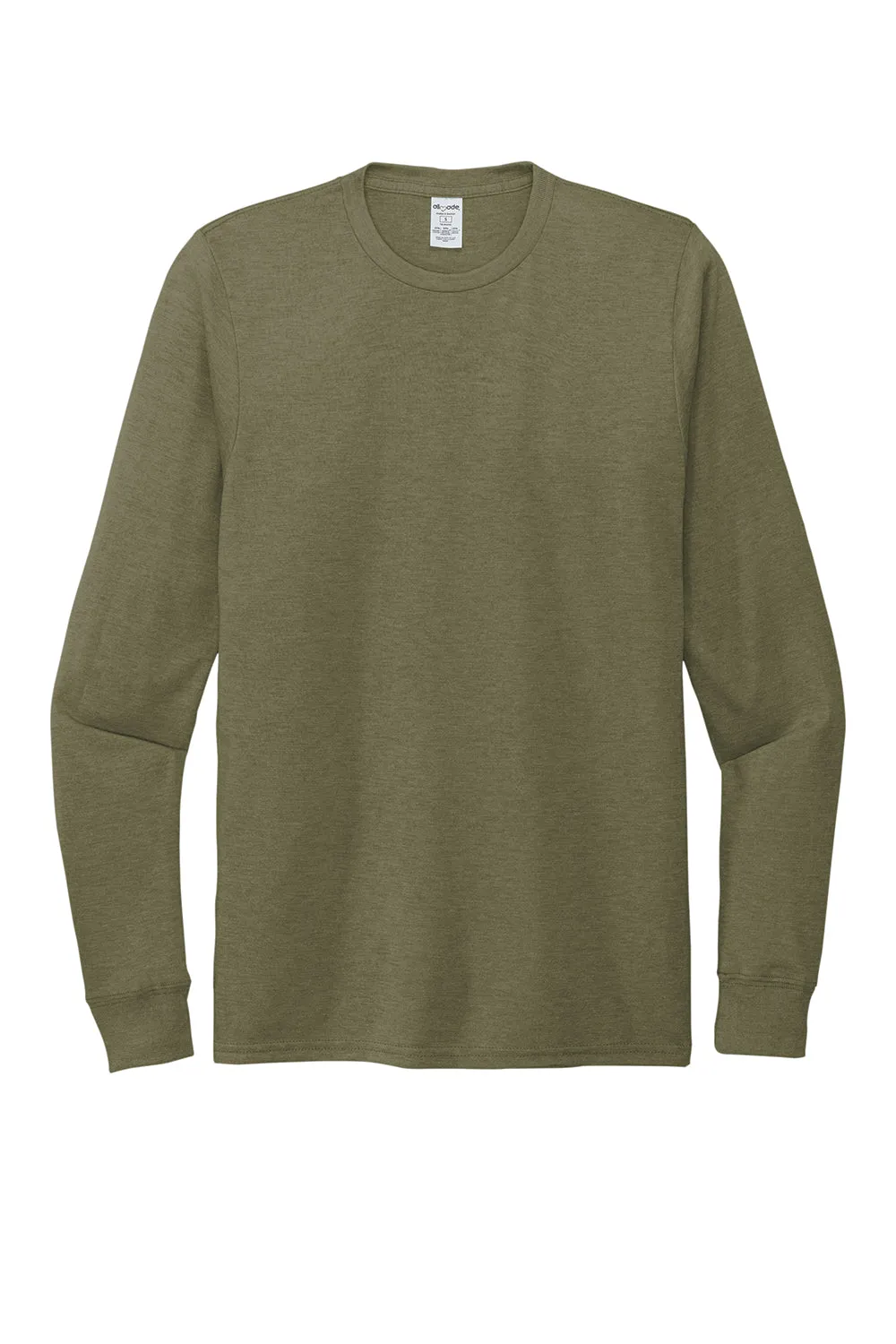 Allmade Herren Langarm Rundhals T-Shirt - Olivgrün