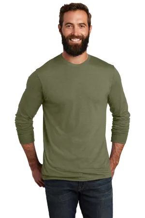 Allmade Herren Langarm Rundhals T-Shirt - Olivgrün