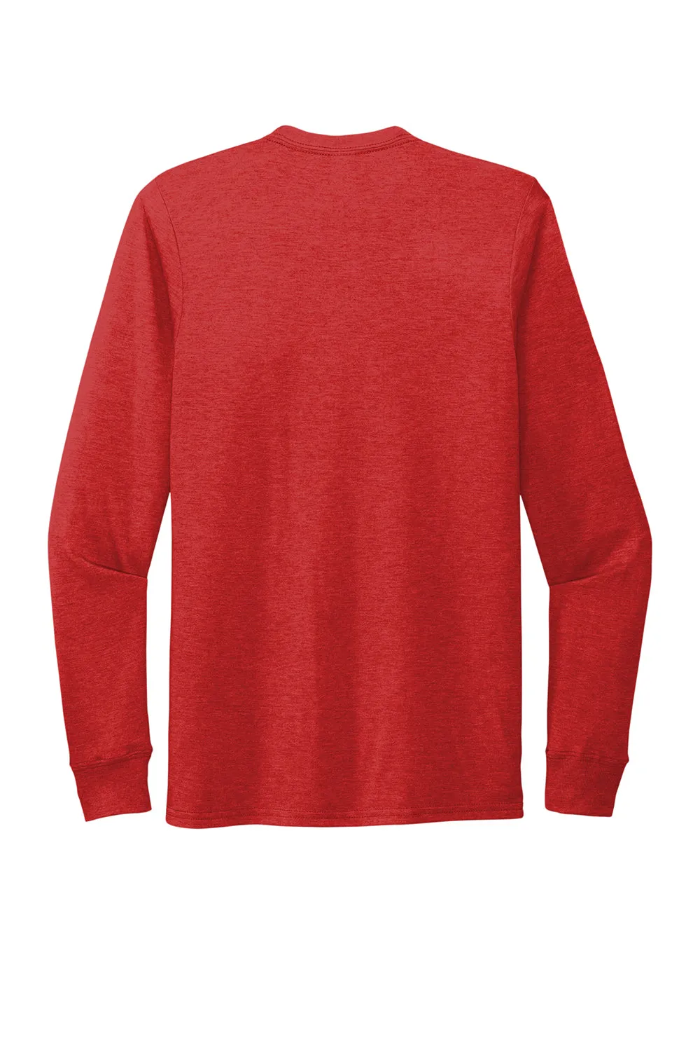 Allmade Herren Langarm Rundhals T-Shirt - Aufsteigendes Rot