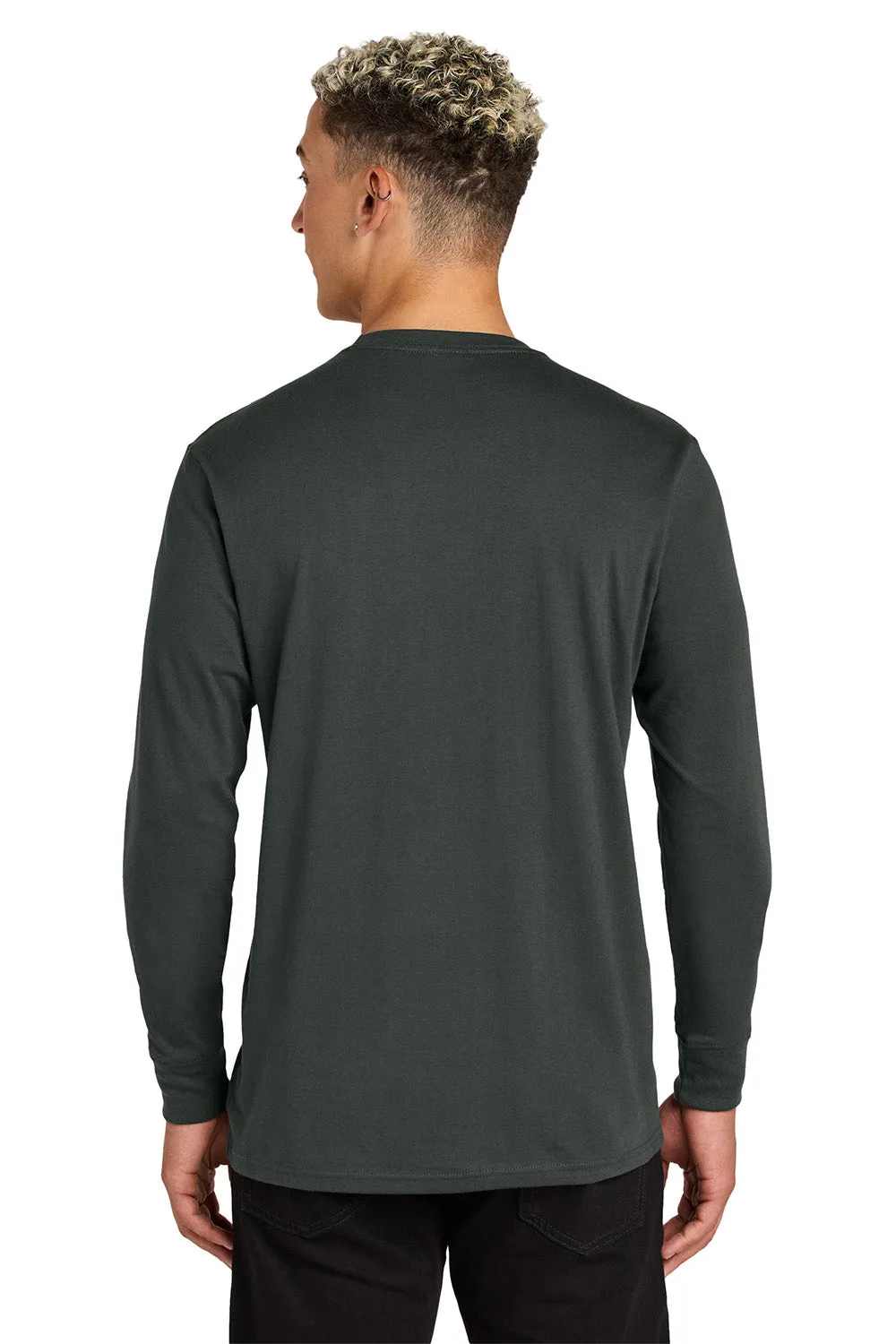 Allmade Herren Langarm Rundhals T-Shirt - Terrain Grau
