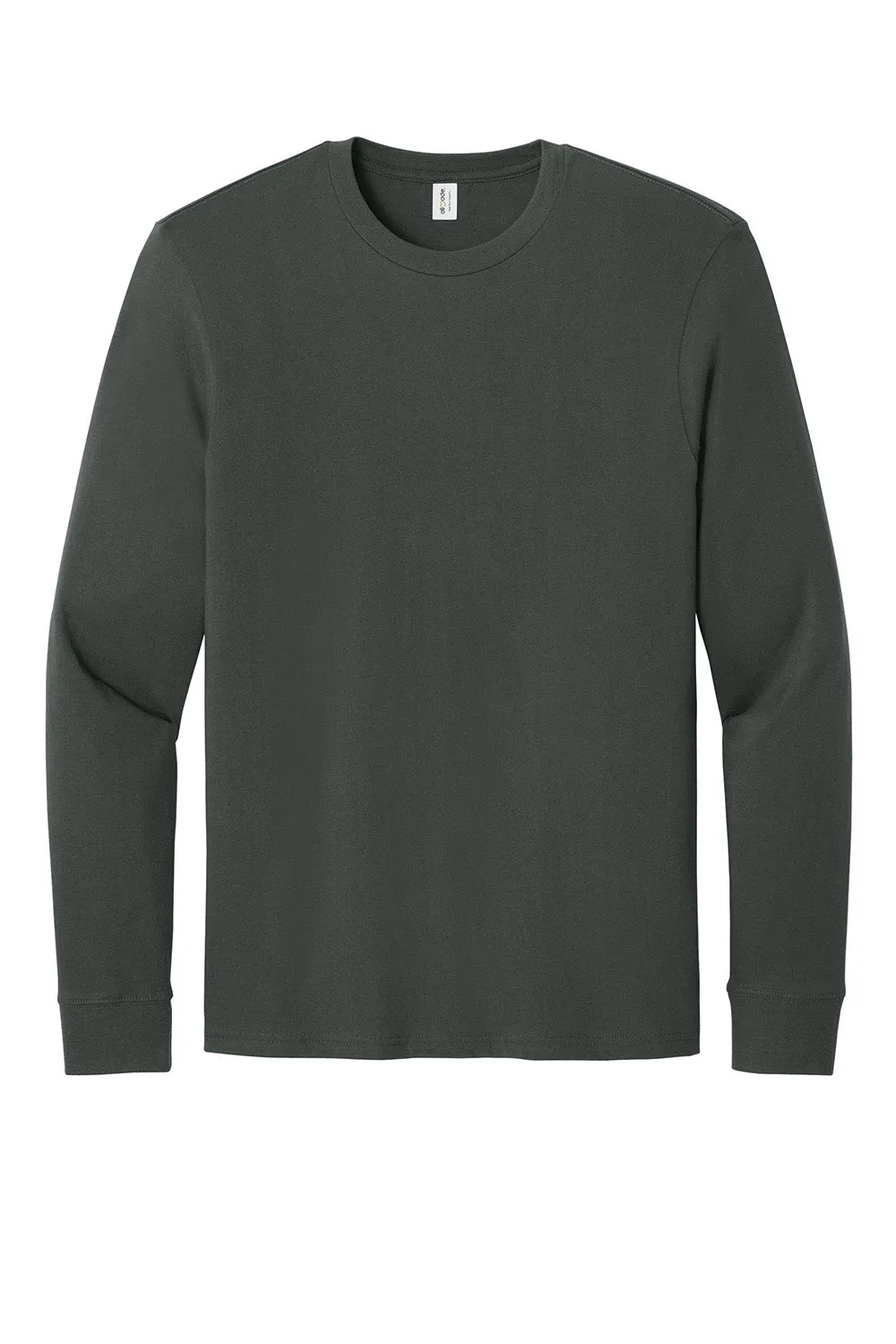 Allmade Herren Langarm Rundhals T-Shirt - Terrain Grau
