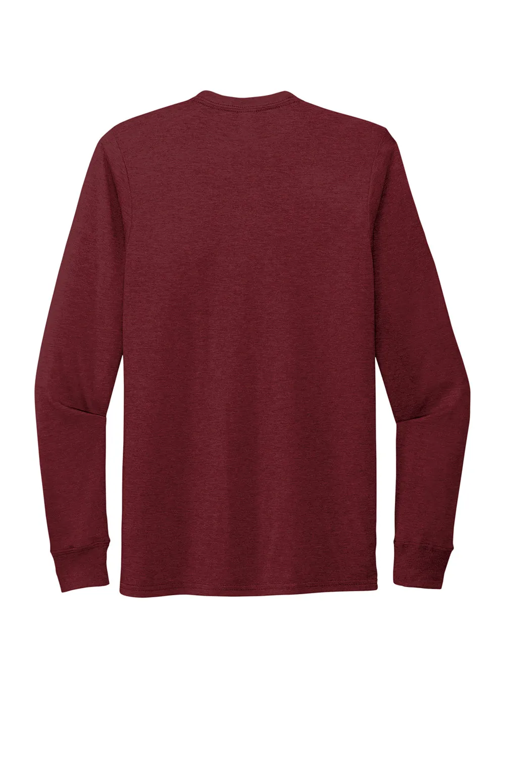 Allmade Herren Langarm Rundhals T-Shirt - Weinrot