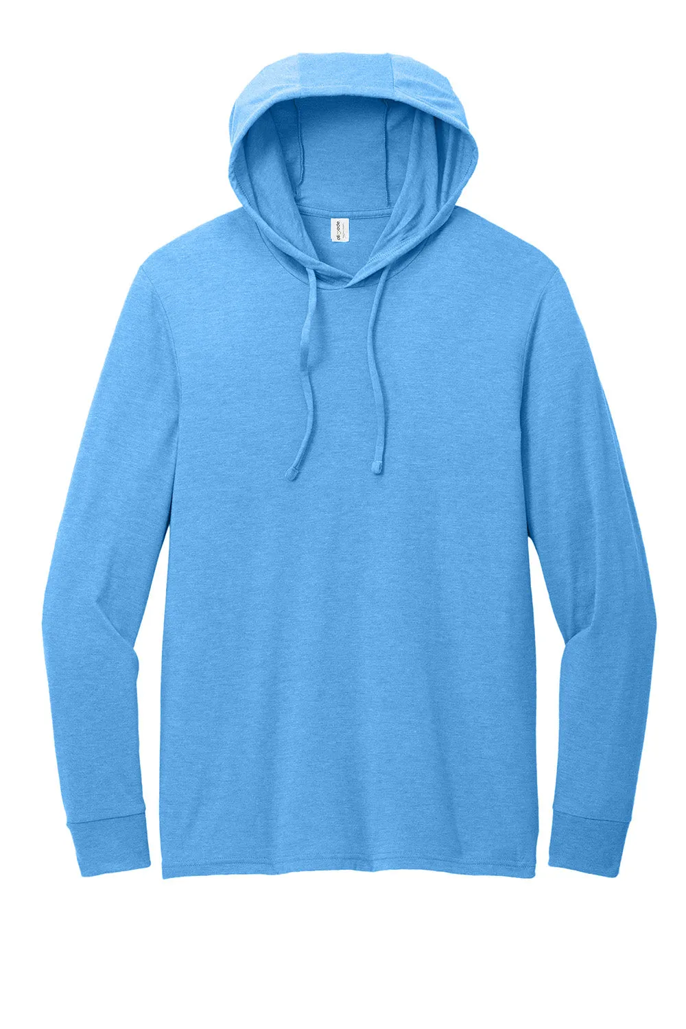 Allmade Herren Langarm Kapuzen-T-Shirt Hoodie - Azurblau